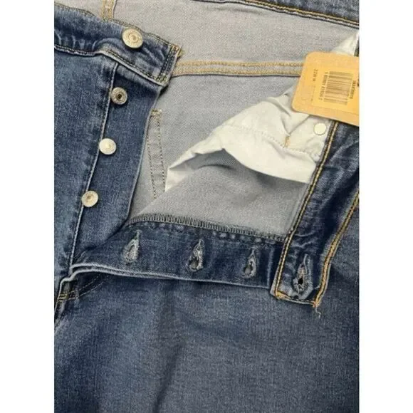 Levi’s Women RIBCAGE Blue Super High Rise Ankle Jeans Plus Size 22W Stretch - Picture 8 of 14